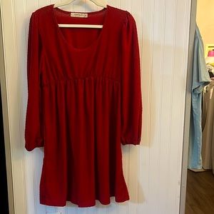 Medium Maternity Dress Red